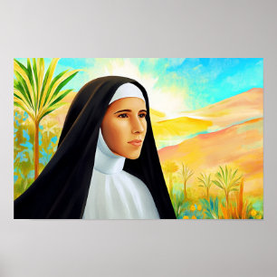 Poster Santa Marianne Cope: Luz da Compaixão