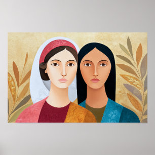 Poster Santas Perpétua e Felicidade: Fiéis Juntas