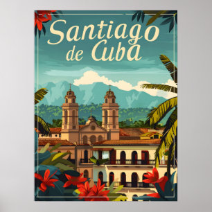 Poster Santiago de Cuba: Alma Rítmica do Caribe