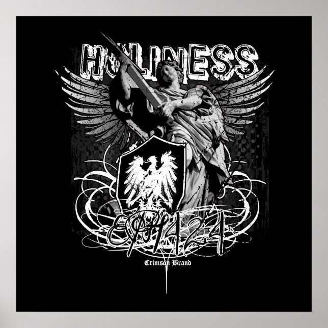 Póster Santidade - Efesianos 4:24 (Frente)