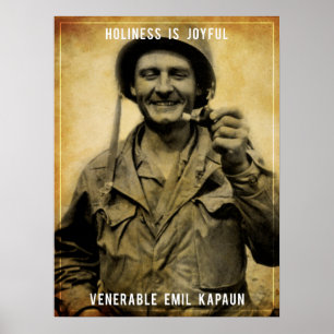 Póster Santidade - Emil veneralvelmente Kapaun