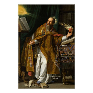 Póster Santo Agostinho de Hipona