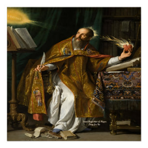 Póster Santo Agostinho de Hipona