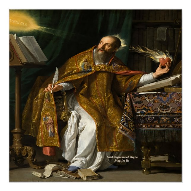 Póster Santo Agostinho de Hipona (Frente)
