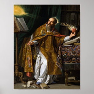 Poster Santo Agostinho De Hippo - Philippe De Champaigne