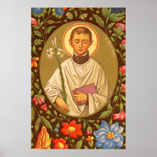 Póster Santo Aloísio Gonzaga (PM 01) Cartaz 2