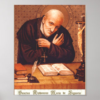 Poster Santo Alphonsus Liguori
