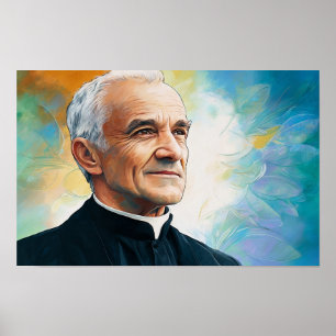 Poster Santo André Bessette: Humilde Servo da Esperança