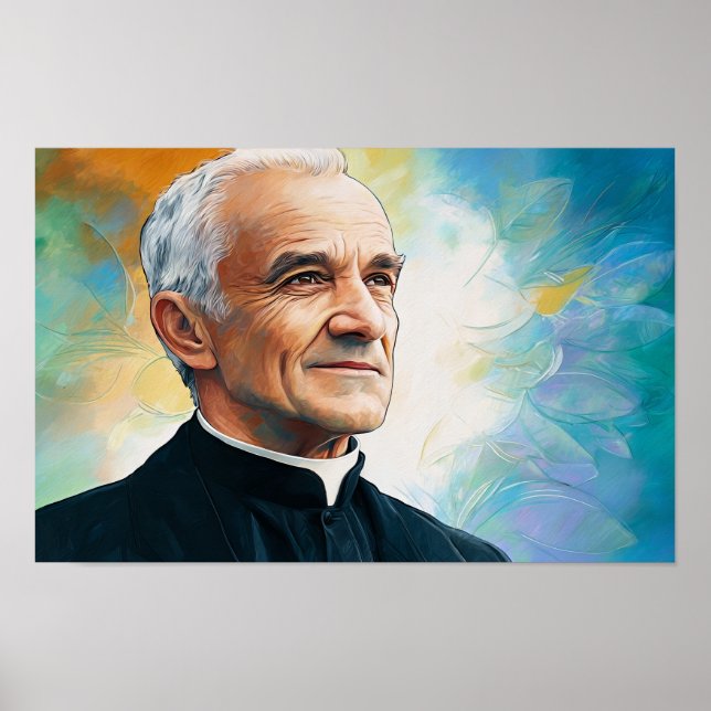 Poster Santo André Bessette: Humilde Servo da Esperança (Frente)