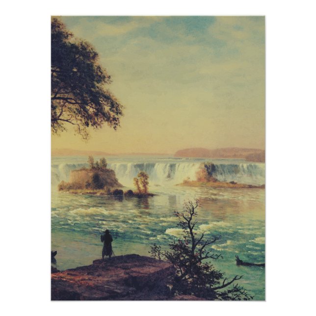 Póster Santo Anthony Falls no Rio Mississippi (Frente)