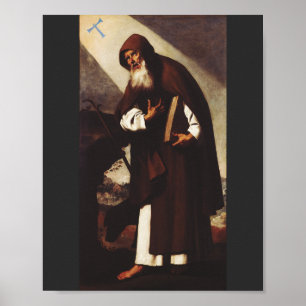 Poster Santo Anthony, o Abade