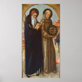 Poster Santo Antônio Abade - Jacopo Bellini Cartaz de Art