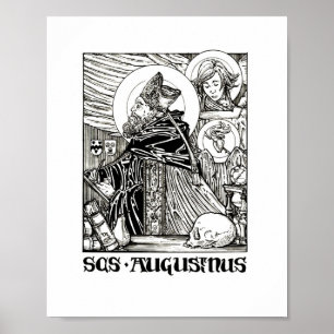 Póster Santo Augustine de Hippo