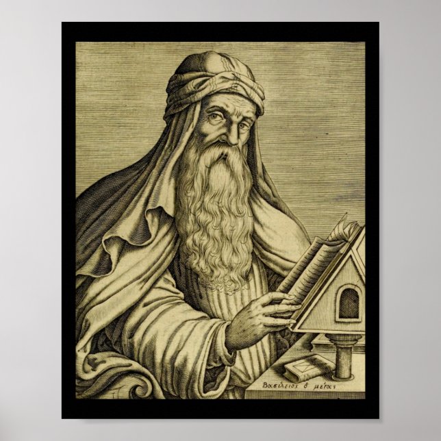 Poster Santo Basil c400 AD (Frente)