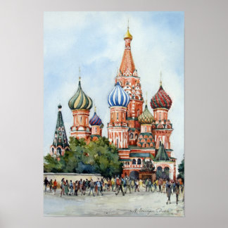 Póster Santo Basil - Moscou