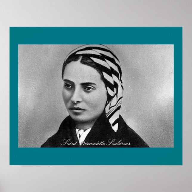 Poster Santo Bernadette Soubirous (Frente)