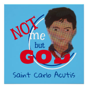 Póster Santo Carlo Acutis