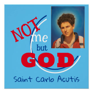 Póster Santo Carlo Acutis