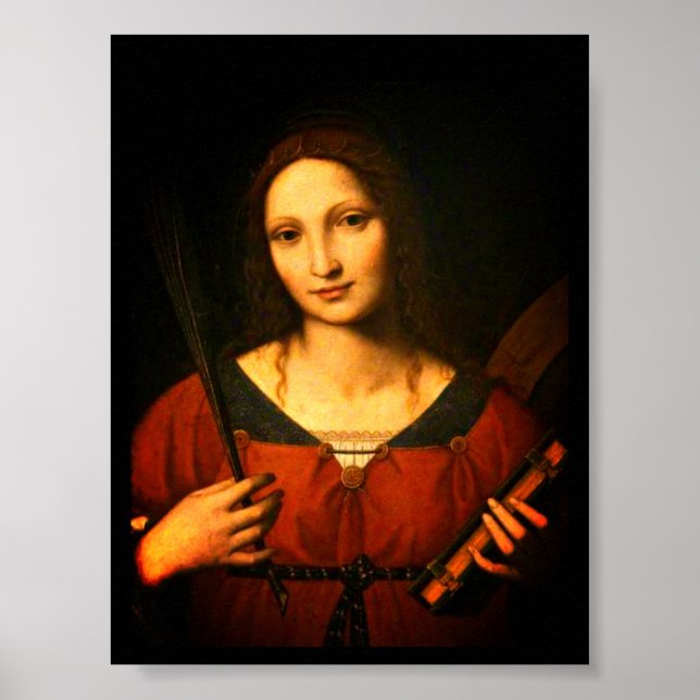 Poster Santo Catherine de Alexandria (Bernardino Luini) (Frente)