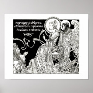 Poster Santo Catherine que disputa os 50 filósofos