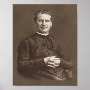 Poster Santo Católico John Don Bosco