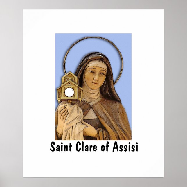 Poster Santo Clare Assisi (Frente)