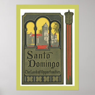Poster Santo Domingo (tan)