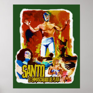 Poster Santo El Enmascarado De Plata
