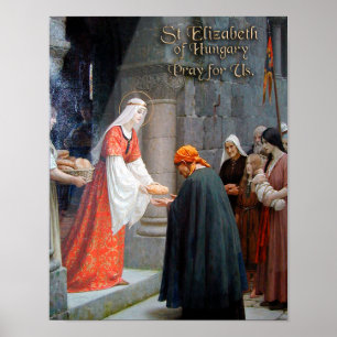 Poster Santo Elizabeth da Hungria
