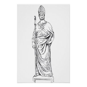 Póster Santo Eloi Confessor e Bispo