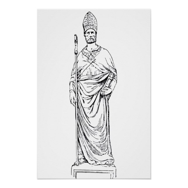 Póster Santo Eloi Confessor e Bispo (Frente)