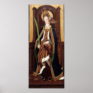 Poster SANTO ENGRATIA Papais noeis Engracia De Zaragoza