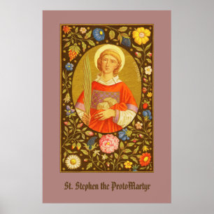 Póster Santo Estêvão o Proto-Mártir (PM 08) Cartaz 1