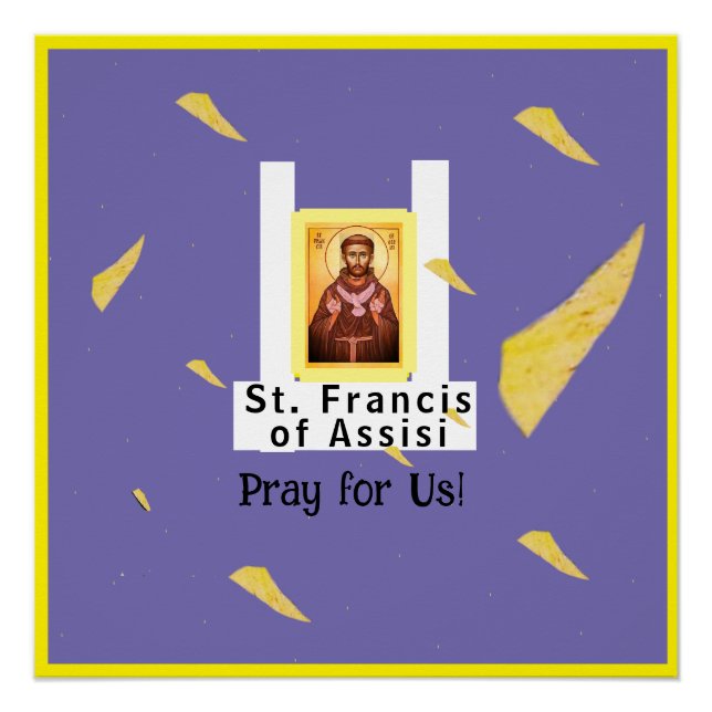 Póster Santo Francis de Assisi (Frente)