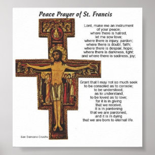 Póster Santo Francisco de Assis