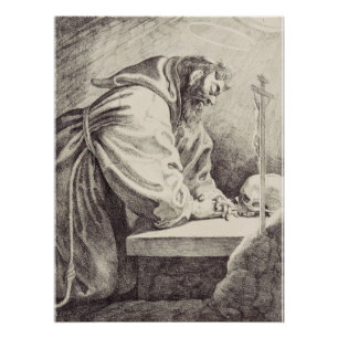 Póster Santo Francisco de Assis Fundador dos Franciscanos