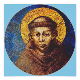 Póster Santo Francisco de Assis O Cântico da Criação