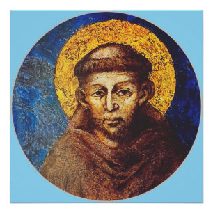 Póster Santo Francisco de Assis O Cântico da Criação