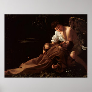 Poster Santo Francisco de Assisi na Écstacia