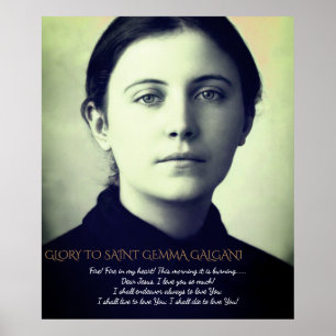 POSTER SANTO GEMMA GALGANI