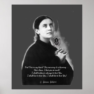 POSTER SANTO GEMMA GALGANI