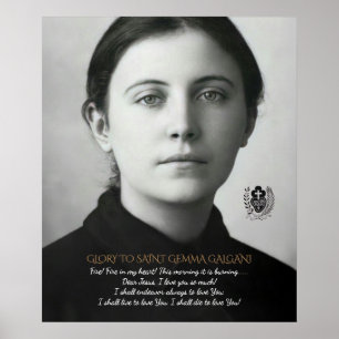 POSTER SANTO GEMMA GALGANI