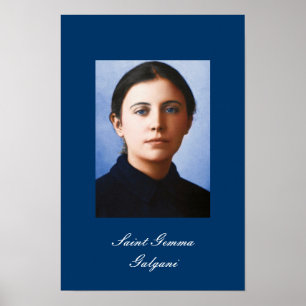 Poster santo gemma galgani
