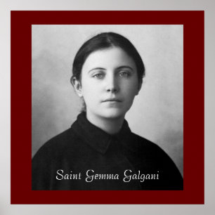 PÓSTER SANTO GEMMA GALGANI