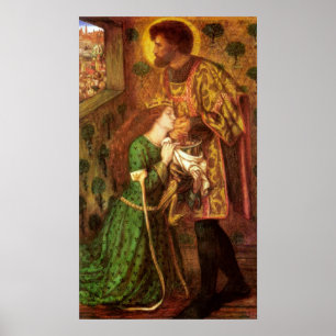 Poster Santo George E A Princesa Sabra