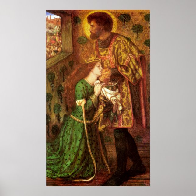 Poster Santo George E A Princesa Sabra (Frente)