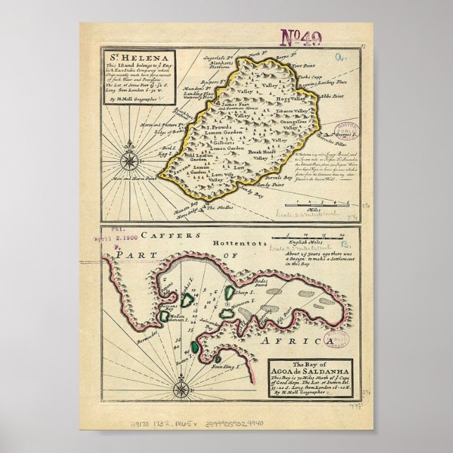 Poster Santo Helena (Frente)