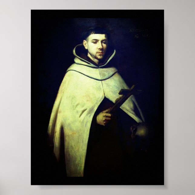 Poster Santo John da Cruz de Zurbarán (Frente)