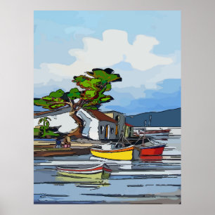 Poster Santo John Island, USVI