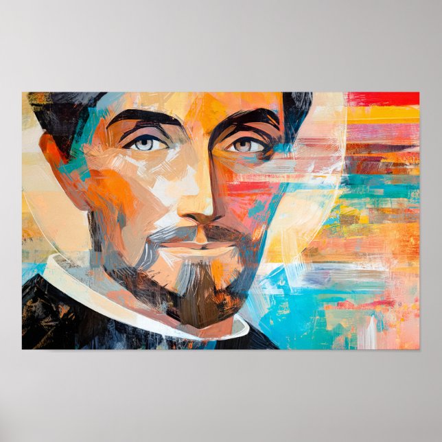 Poster Santo John Leonardi (Frente)